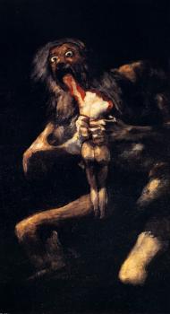 弗朗西斯科 德 戈雅 Saturn Devouring His Sons